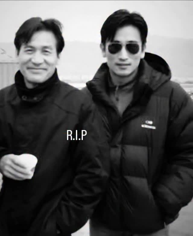 본문 이미지 - 안성기와 차인표(SNS 갈무리)