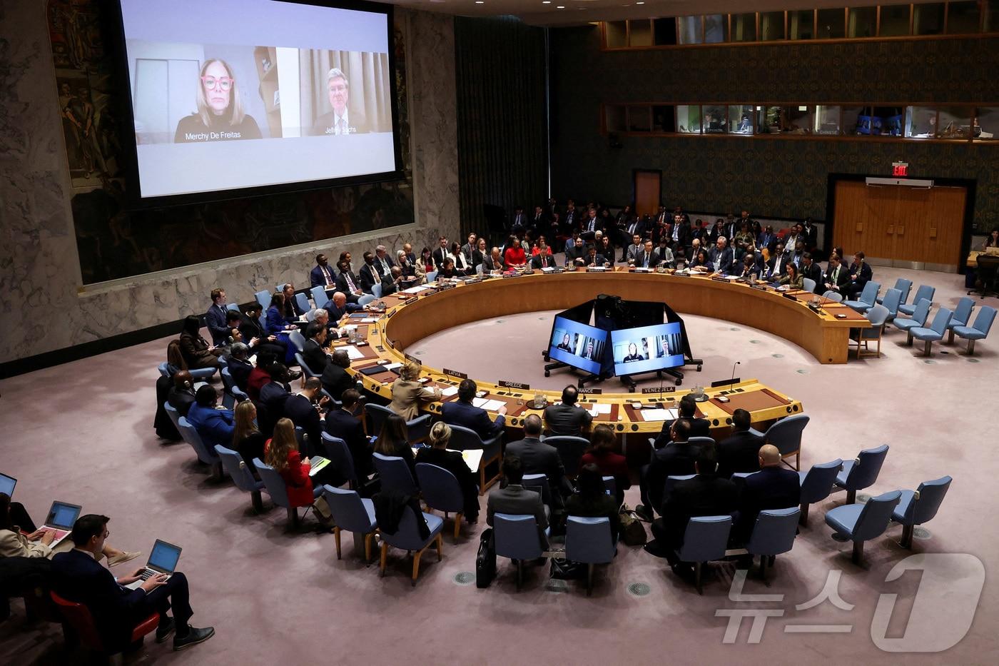 유엔 안전보장이사회. 2026. 01. 05. ⓒ 로이터=뉴스1 ⓒ News1 양은하 기자