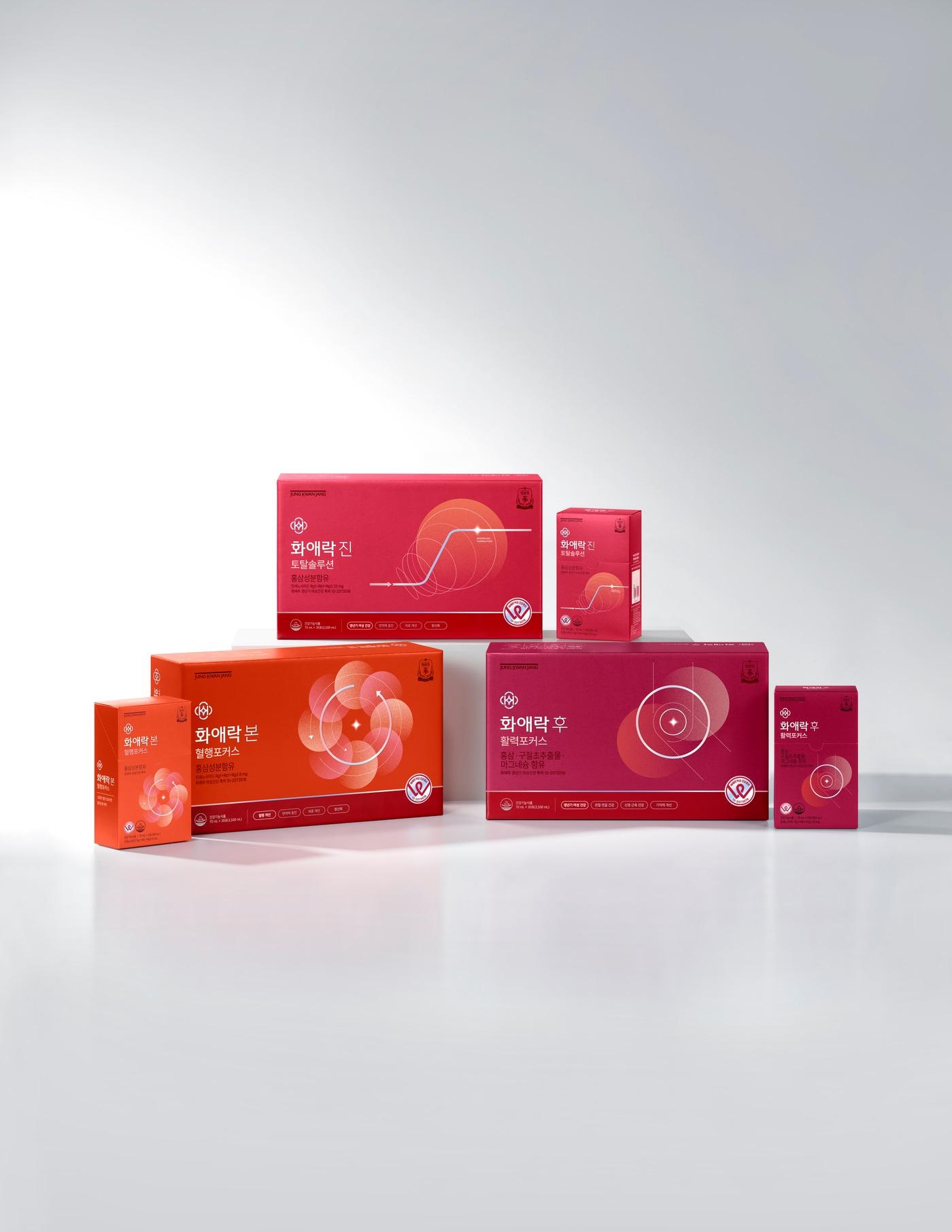 본문 이미지 - 정관장 화애락 진, 본, 후.(정관장 제공)