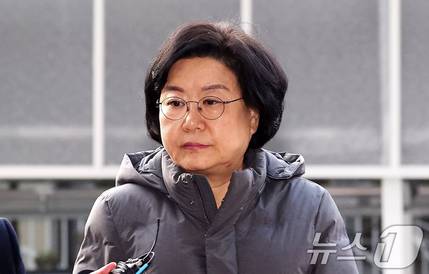 이혜훈 기획예산처 초대 장관 후보자가 7일 오전 서울 중구 예금보험공사에 마련된 인사청문회 준비 사무실로 출근하고 있다. 2026.1.7/뉴스1 ⓒ News1 박지혜 기자