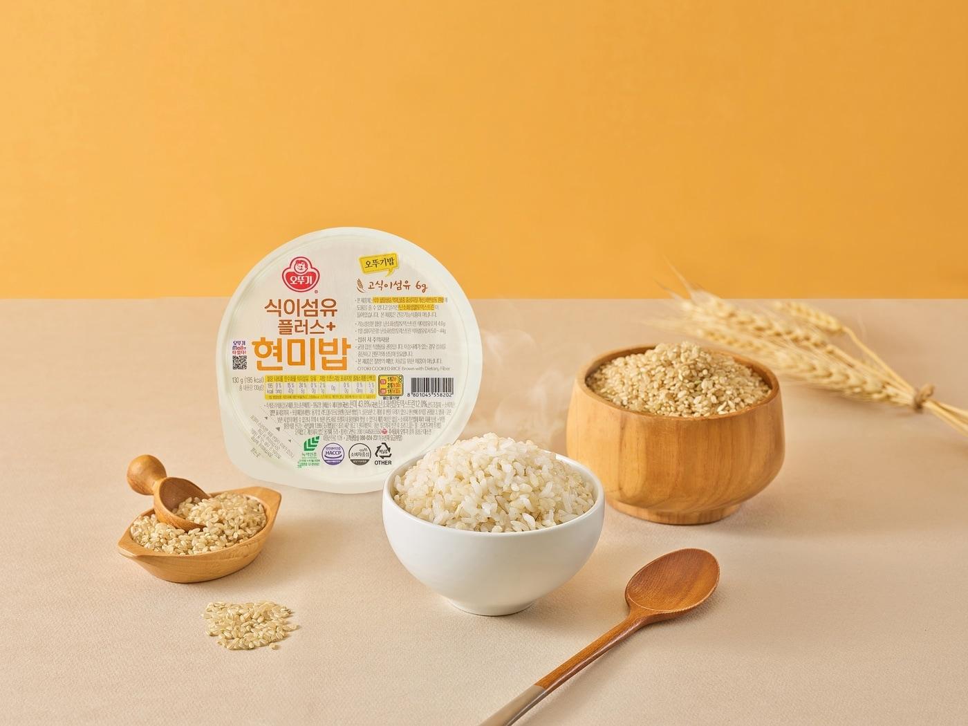 본문 이미지 - 오뚜기 식이섬유 플러스 현미밥(오뚜기 제공)