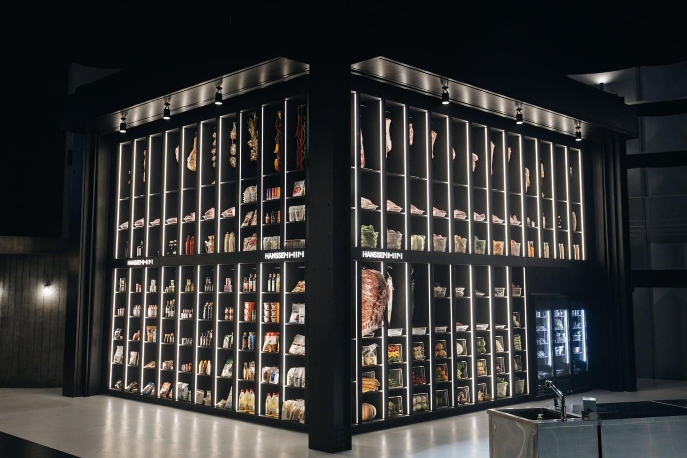 특수 제작한 흑백요리사2 초대형 팬트리장 (한샘 제공)