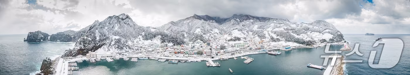 경북 울릉군 설경.(뉴스1 자료, 재판매 및 DB금지)