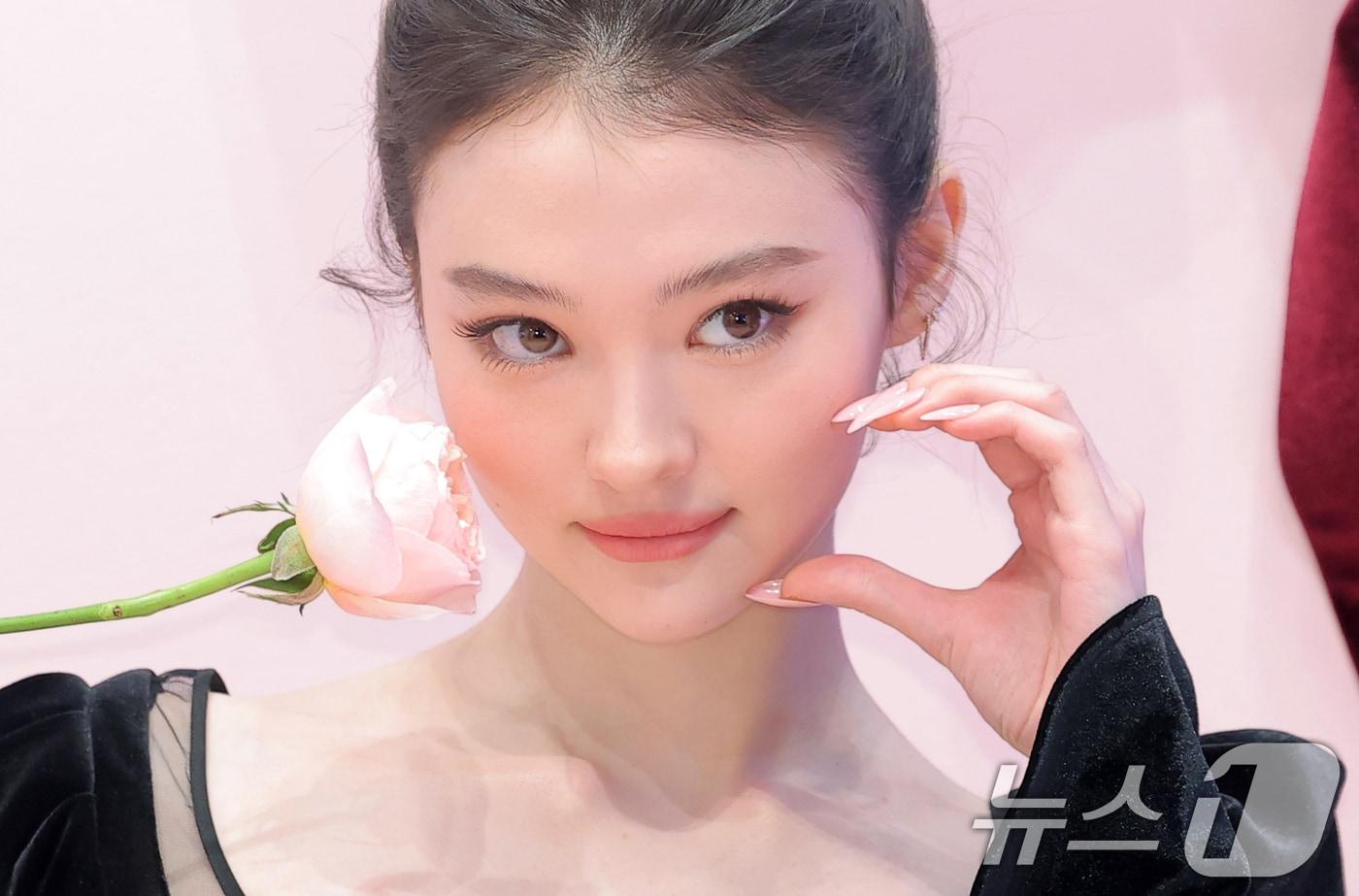 미야오 엘라가 눈부신 미모를 자랑했다. ⓒ News1 권현진 기자