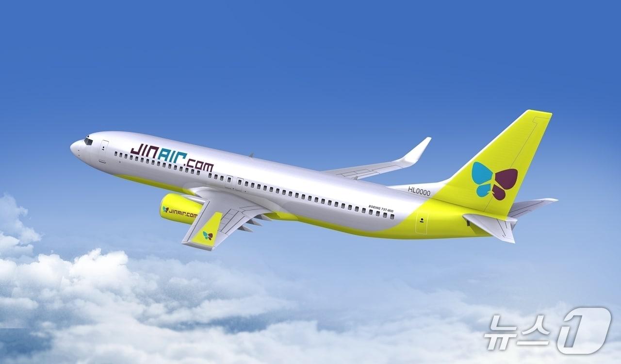 본문 이미지 - 진에어 B737-800(진에어 제공)