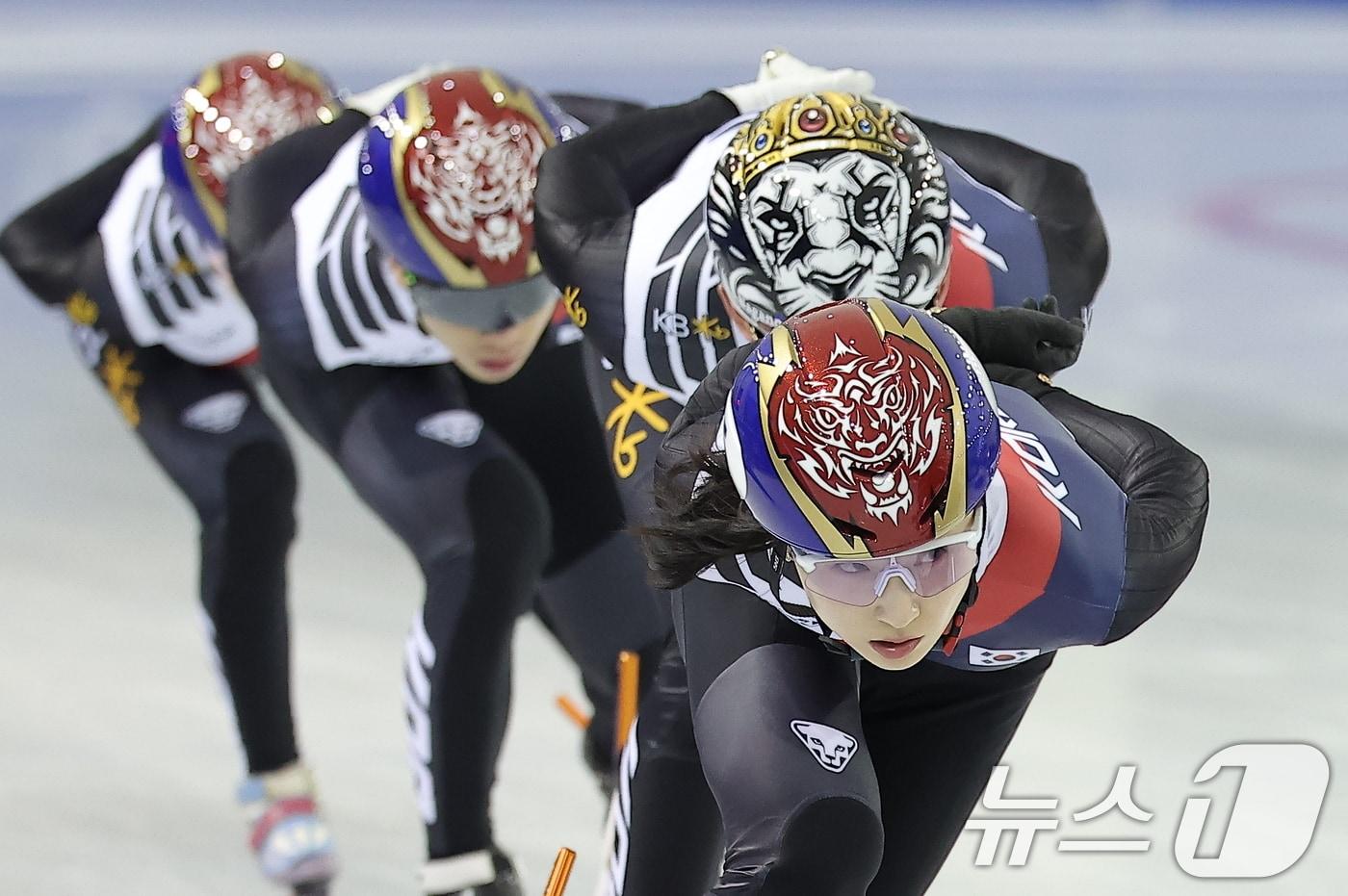 본문 이미지 - 쇼트트랙 대표팀. /뉴스1 DB ⓒ News1 김성진 기자