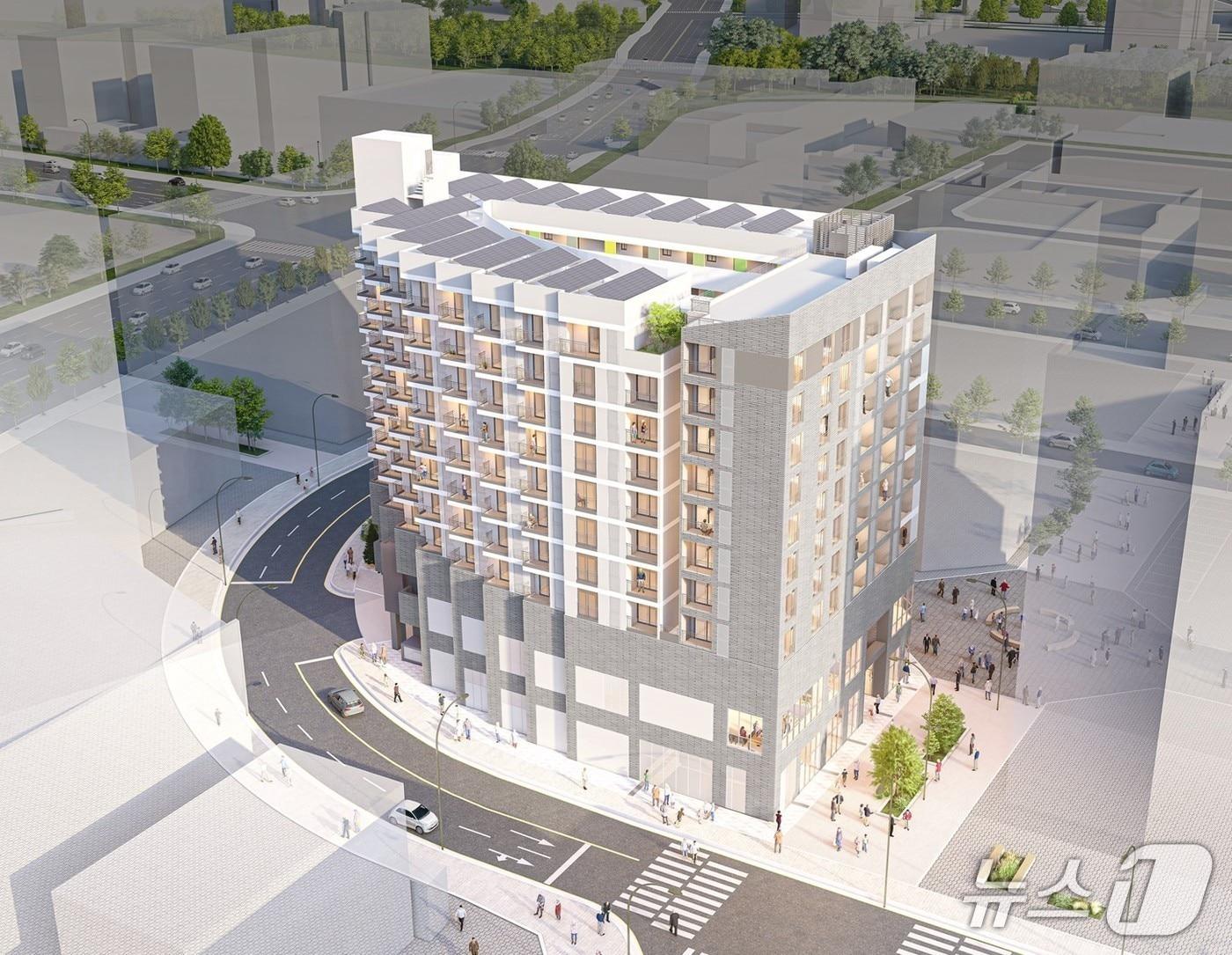 본문 이미지 - 소하동 공공임대주택 조감도.(광명시 제공)