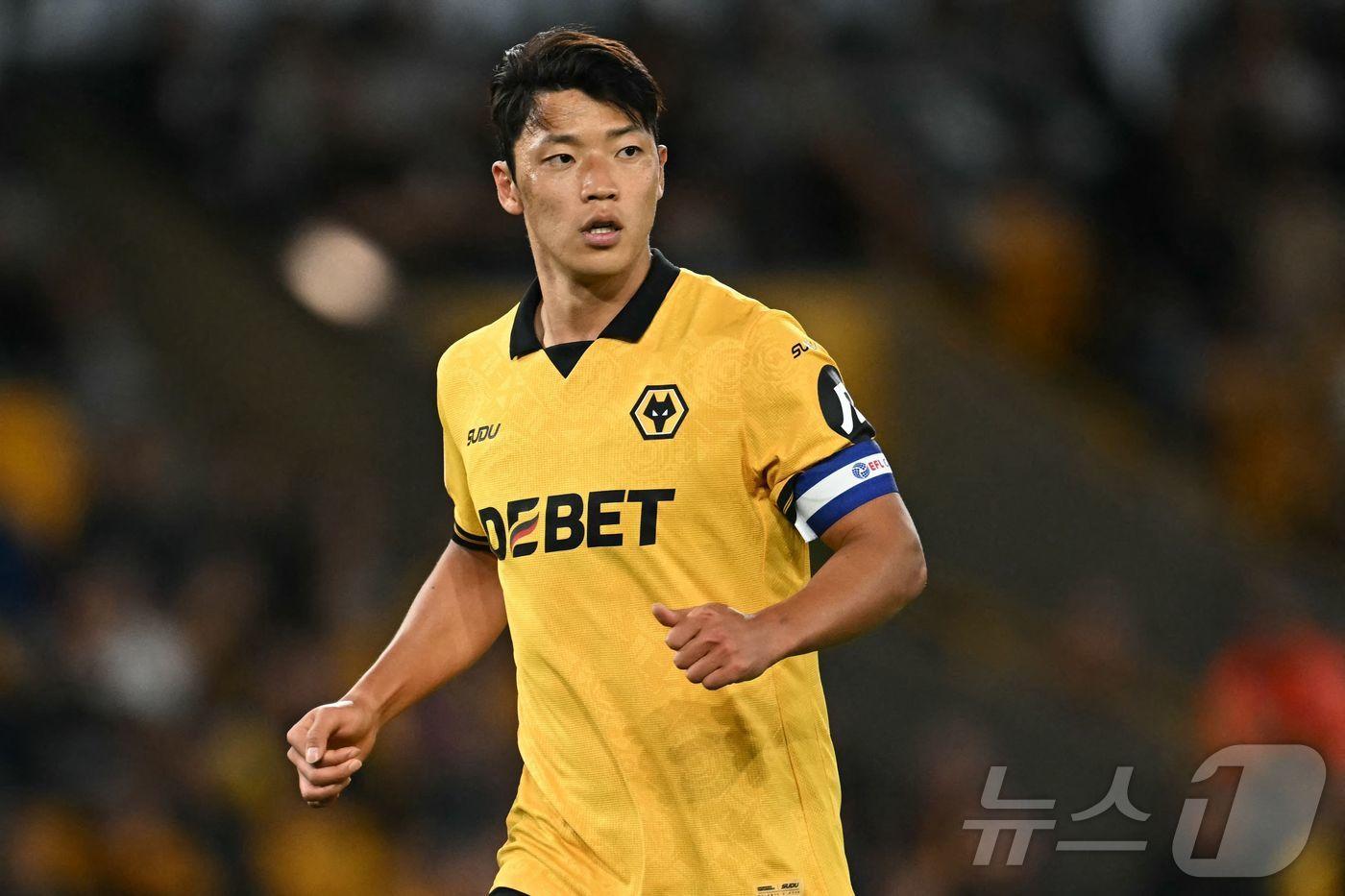 울버햄튼의 황희찬.  ⓒ AFP=뉴스1