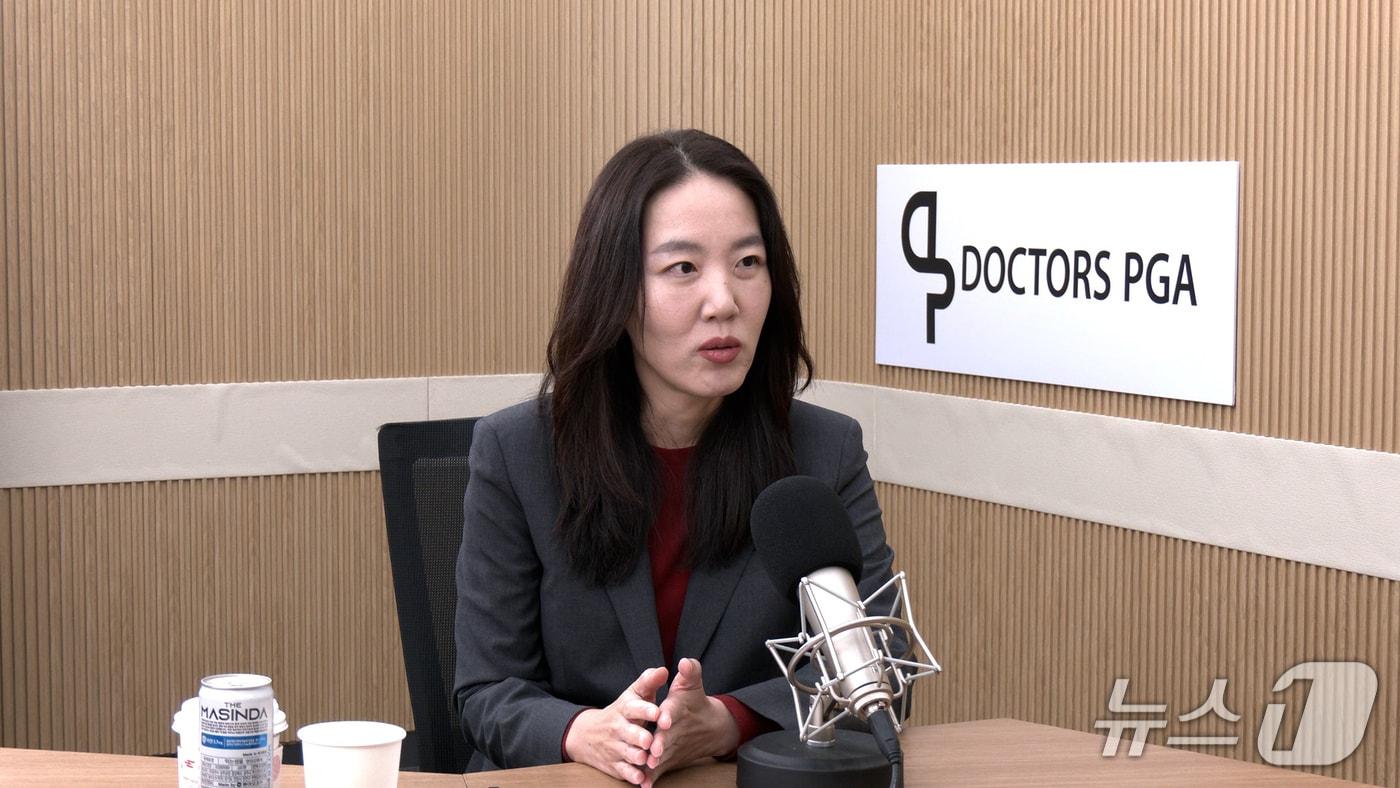 김혜란 국민의힘 강원 춘천갑 당협위원장이 8일 뉴스1TV '팩트앤뷰'에 출연해 질문에 답하고 있다.(뉴스1TV '팩트앤뷰' 캡처)