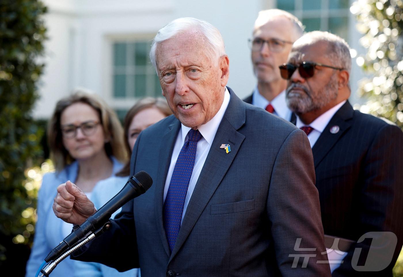 2023년 촬영된 스테니 호이어 의원의 모습 ⓒ 로이터=뉴스1