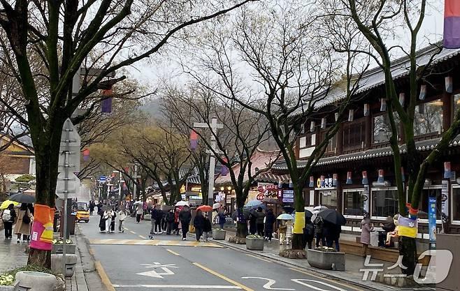 본문 이미지 - 전주한옥마을 전경./뉴스1DB