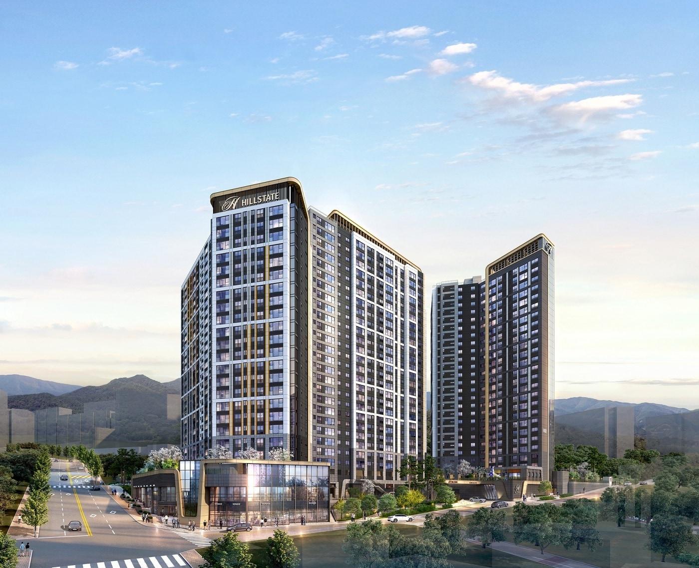 본문 이미지 - 힐스테이트 물금센트럴 투시도(현대엔지니어링 제공) 뉴스1 ⓒ News1