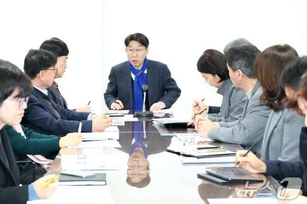 본문 이미지 - 9일 전주시청 3층 대회의실에서 '외국인 관광객 유치 TF 회의'가 개최했다.(전주시 제공, 재판매 및 DB 금지)/뉴스1