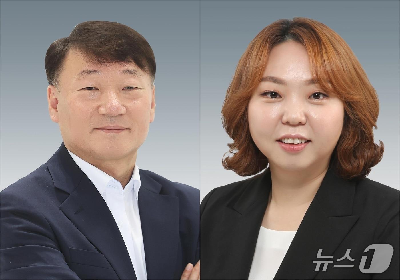 경기도의회 더불어민주당 남종섭(용인3, 좌측)·전자영(용인4, 우측) 의원.(도의회 제공. 재판매 및 DB금지)/뉴스1