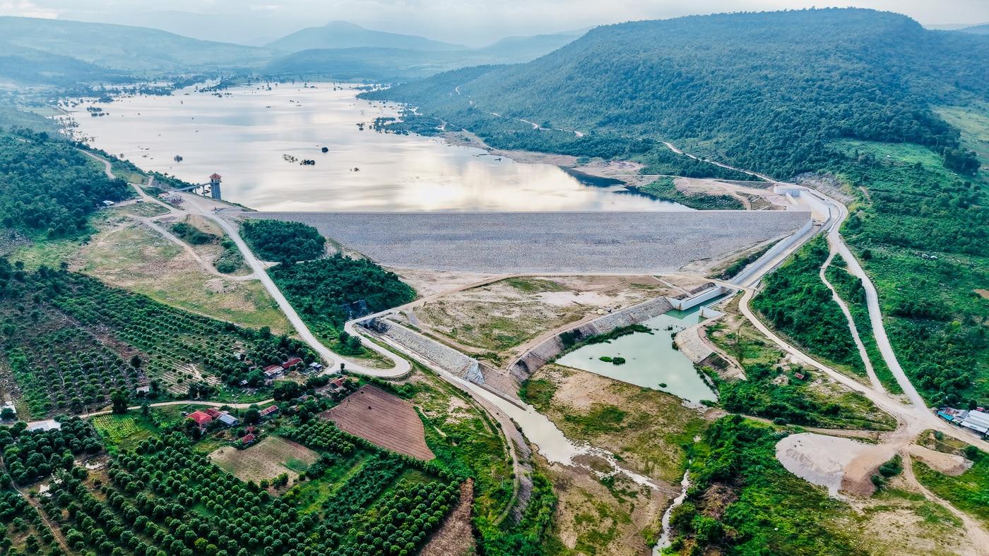 캄보디아 다운트리댐(계룡건설 제공).뉴스1 ⓒ News1