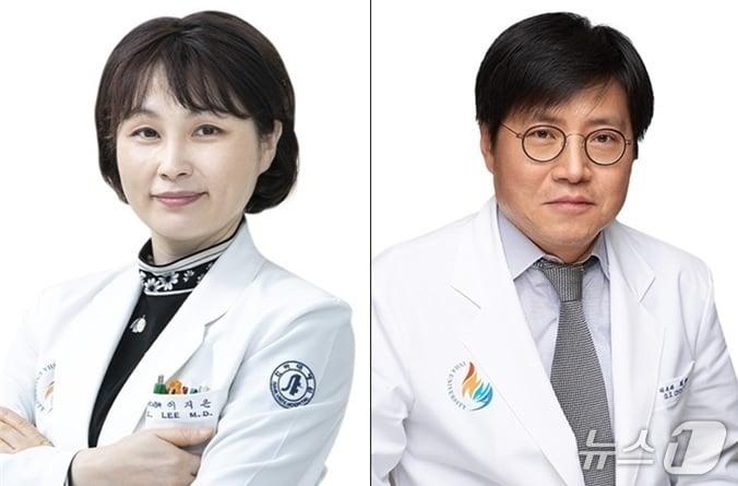 본문 이미지 - 이지은 인하대병원 경인권역 희귀질환 관리사업단장(왼쪽)과 최광성 인하대병원 의생명연구원장.(인하대병원 제공. 재배포 및 DB금지)2026.1.9/뉴스1