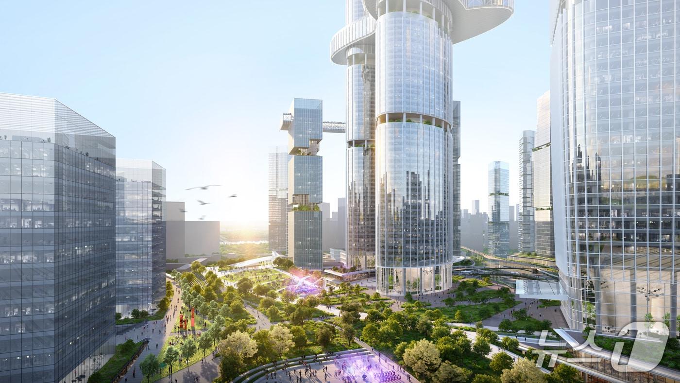  용산 국제업무지구 예상 조감도 (용산구 제공) 