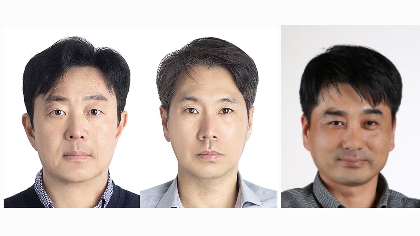 본문 이미지 - (왼쪽부터) 홈앤쇼핑 중기지원본부장 이현승, 영업본부장 이성훈, 방송본부장 한복현(홈앤쇼핑 제공)