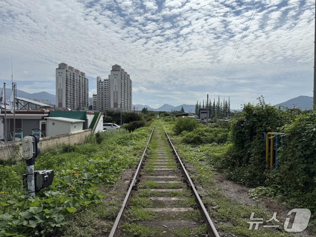 본문 이미지 - 화순 복암선 폐철도 부지.(화순군 제공, 재배포 및 DB 금지)