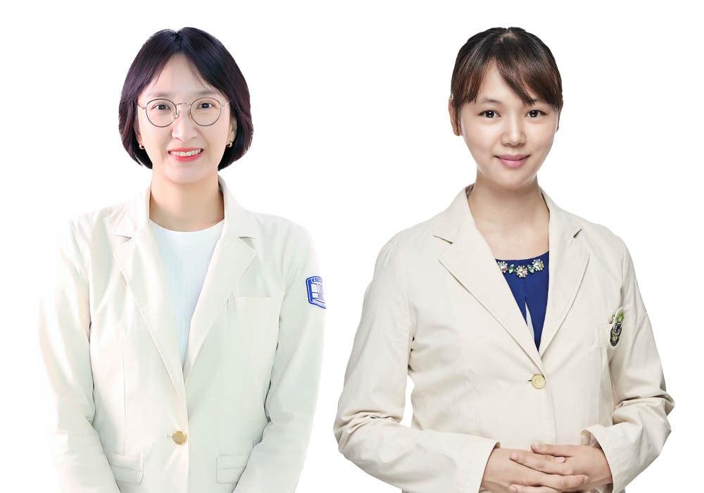 본문 이미지 - (왼쪽부터) 윤혜은 서울성모병원 교수, 민지원 부천성모병원 교수. (서울성모병원 제공)