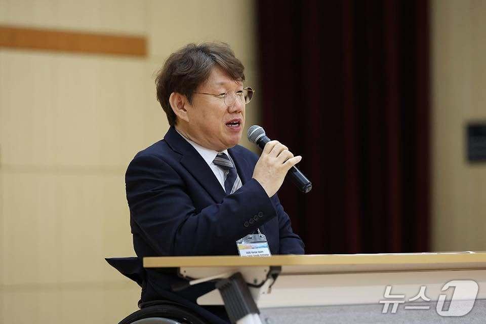 본문 이미지 - 전북 출신인 박호석 대한장애인탁구협회장이 더불어민주당 전국장애인위원장 선거에 출마했다.(선거사무실 제공. 재판매 및 DB 금지) 2026.10.12/뉴스1 
