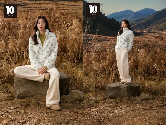 본문 이미지 - 탑텐 26FW 플러피플리스 라인 제품(신성통상 제공)