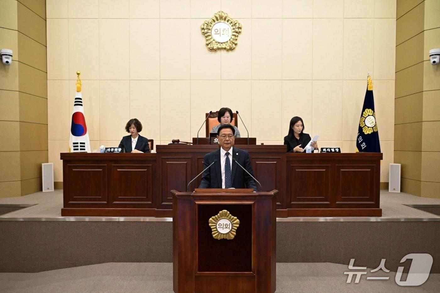 본문 이미지 -  이기열 전북 남원시의회 의원(더불어민주당, 수지·송동·금지·대강) .(남원시의회 제공. 재판매 및 DB 금지)/뉴스1