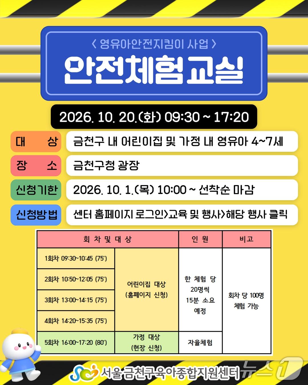 본문 이미지 - 영유아 안전교육.(금천구 제공)
