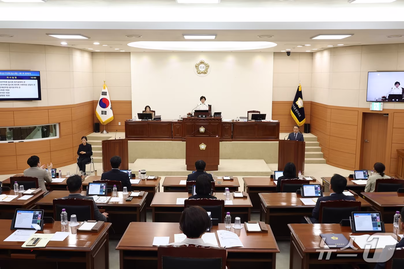 본문 이미지 - 유성구의회 임시회 모습.(유성구의회 제공. 재판매 및 DB 금지)