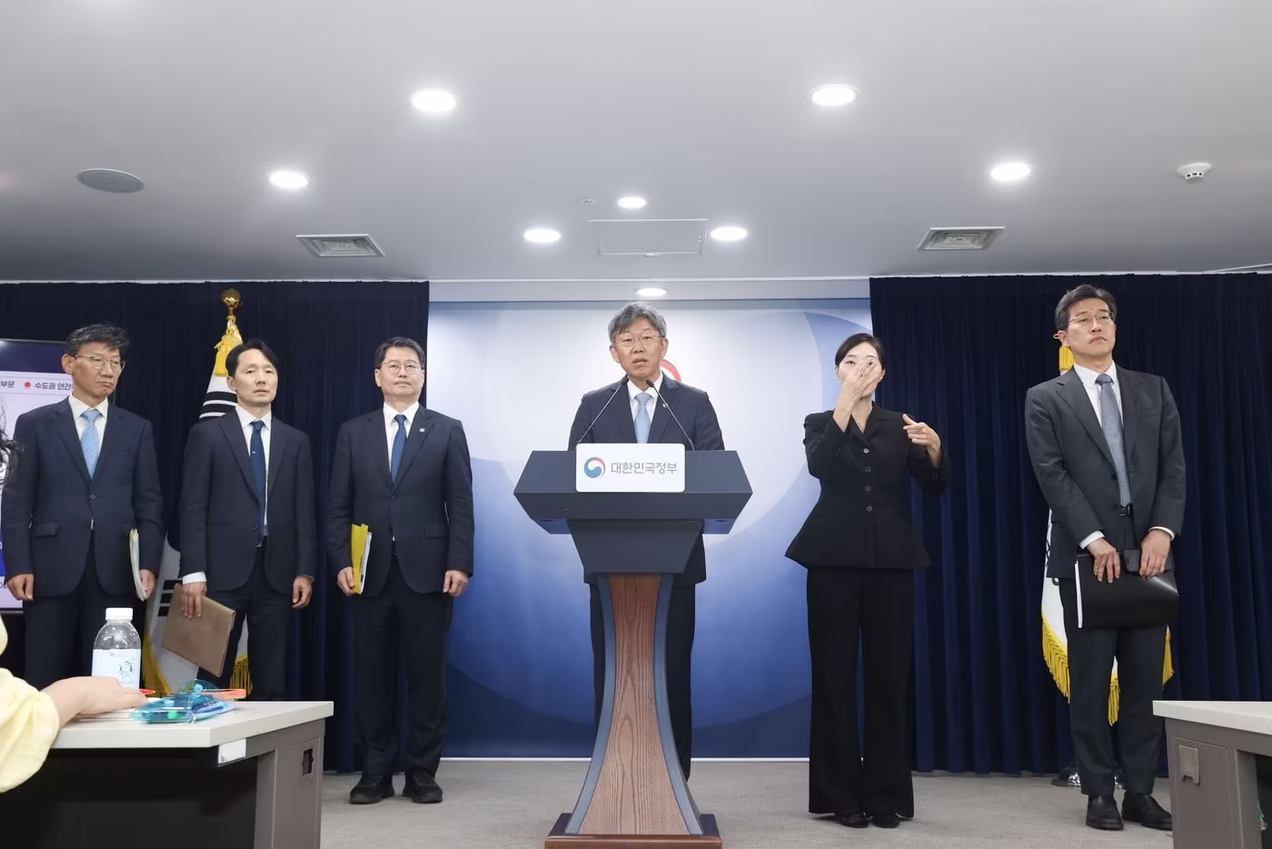본문 이미지 - 김이탁 국토교통부 차관이 1차 주택공급 정례브리핑에서 발언하고 있다.(국토교통부 제공)ⓒ 뉴스1