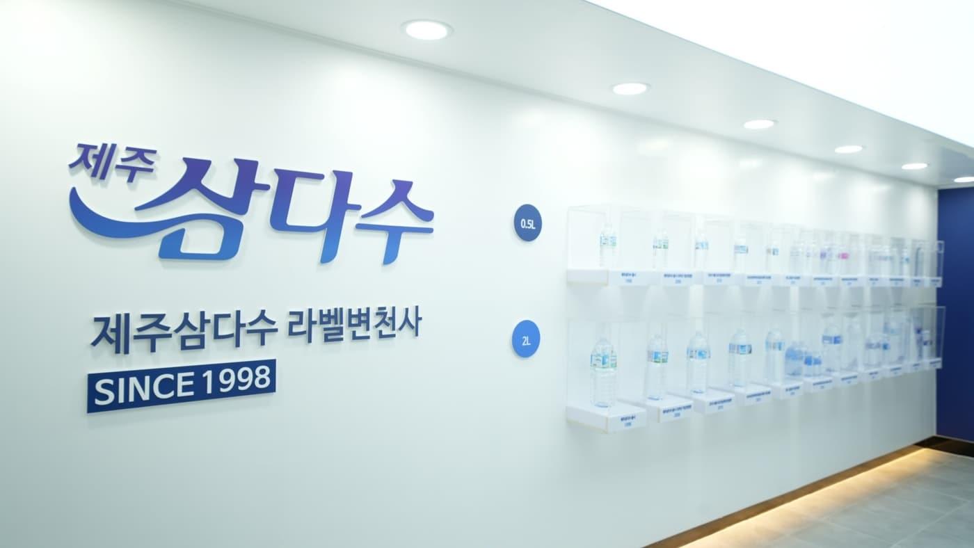 본문 이미지 - 제주삼다수 공장 견학로 내부.(제주개발공사 제공)