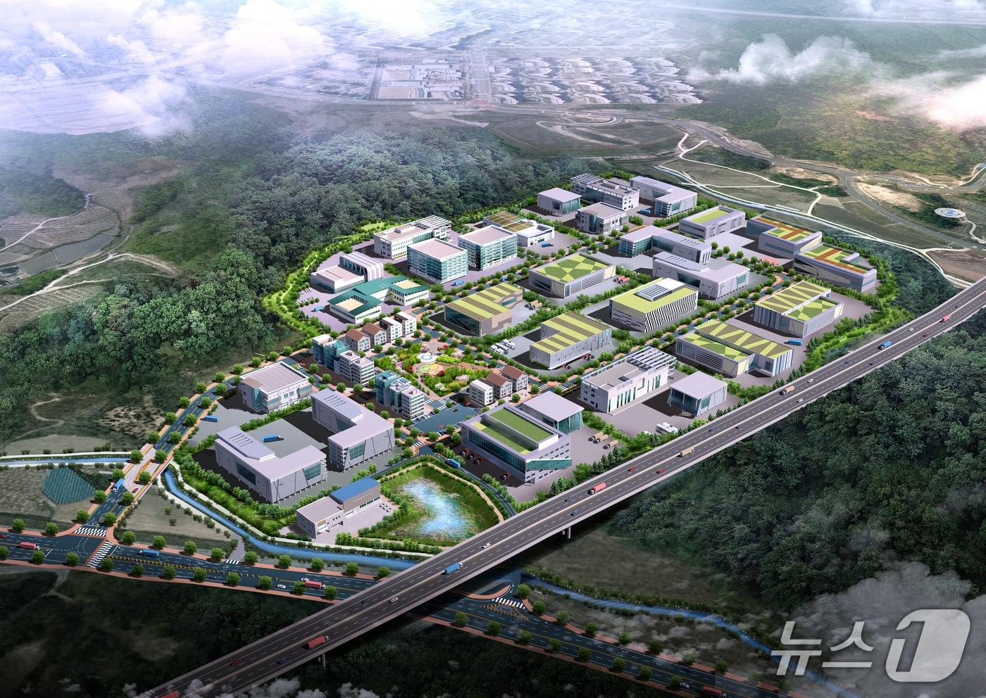 본문 이미지 - 충주 법현 산단 조감도.(충주시 제공. 재판매 및 DB 금지) 2026.10.19/뉴스1