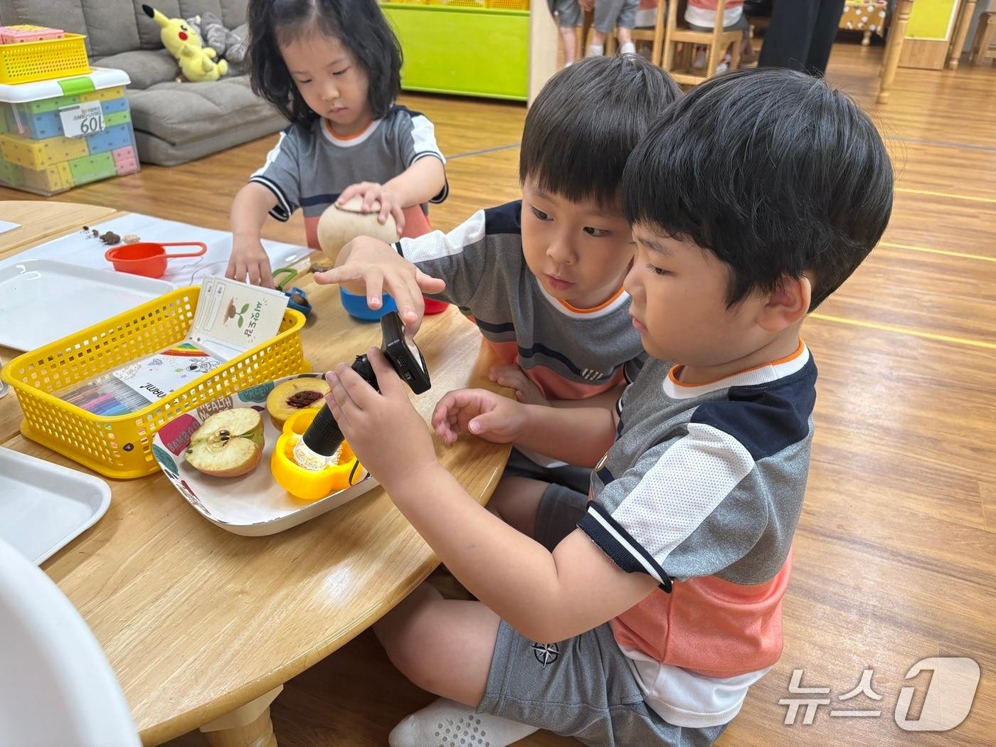 본문 이미지 - 공립단설유치원 수업 모습. (대구교육청 제공. 재판매 및 DB 금지)/뉴스1
