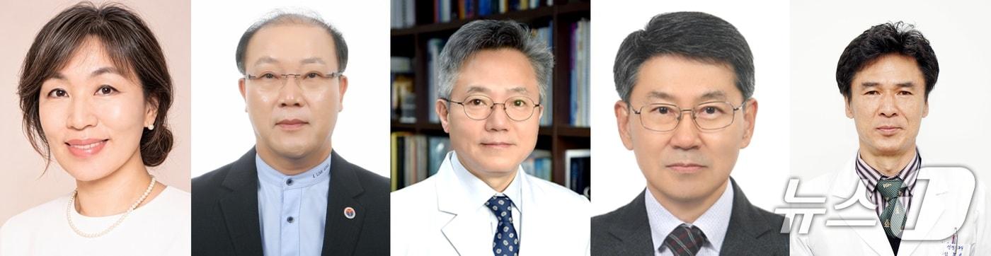 본문 이미지 - 2026 무등의림상 수상자들. 왼쪽부터 오영현 보라여성의원 원장, 박유환 첨단박유환내과 원장, 김영철 전남의대 호흡기내과 교수, 조수형 조선의대 응급의학과 교수, 임준섭 광주기독병원 신경외과 부장. (무등의림상 운영위원회 제공. 재판매 및 DB 금지) 2026.10.19 