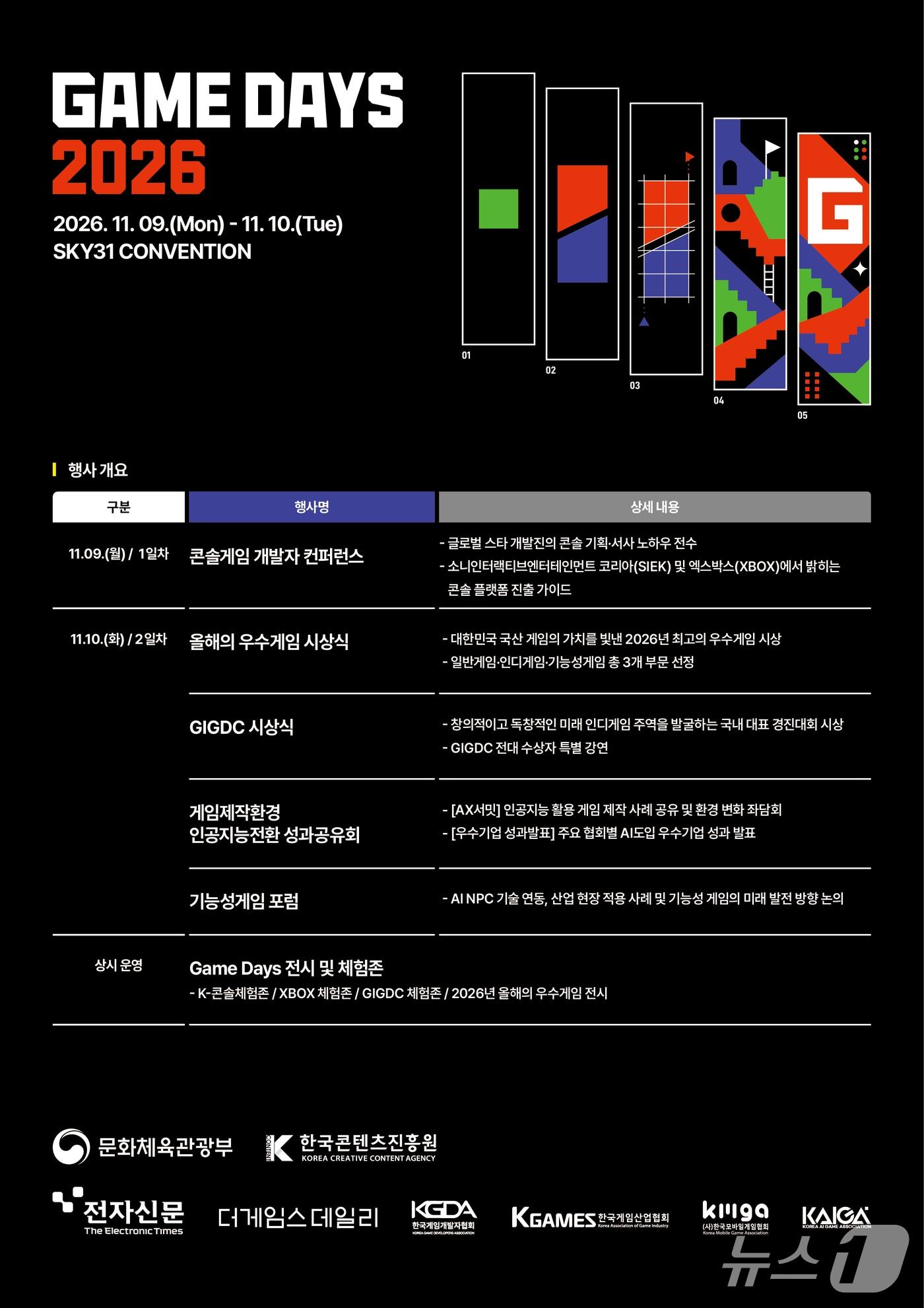 본문 이미지 - '2026 콘솔게임 개발자 컨퍼런스'포스터 (한국콘텐츠진흥원 제공. 재판매 및 DB 금지) 2026.10.20/뉴스1