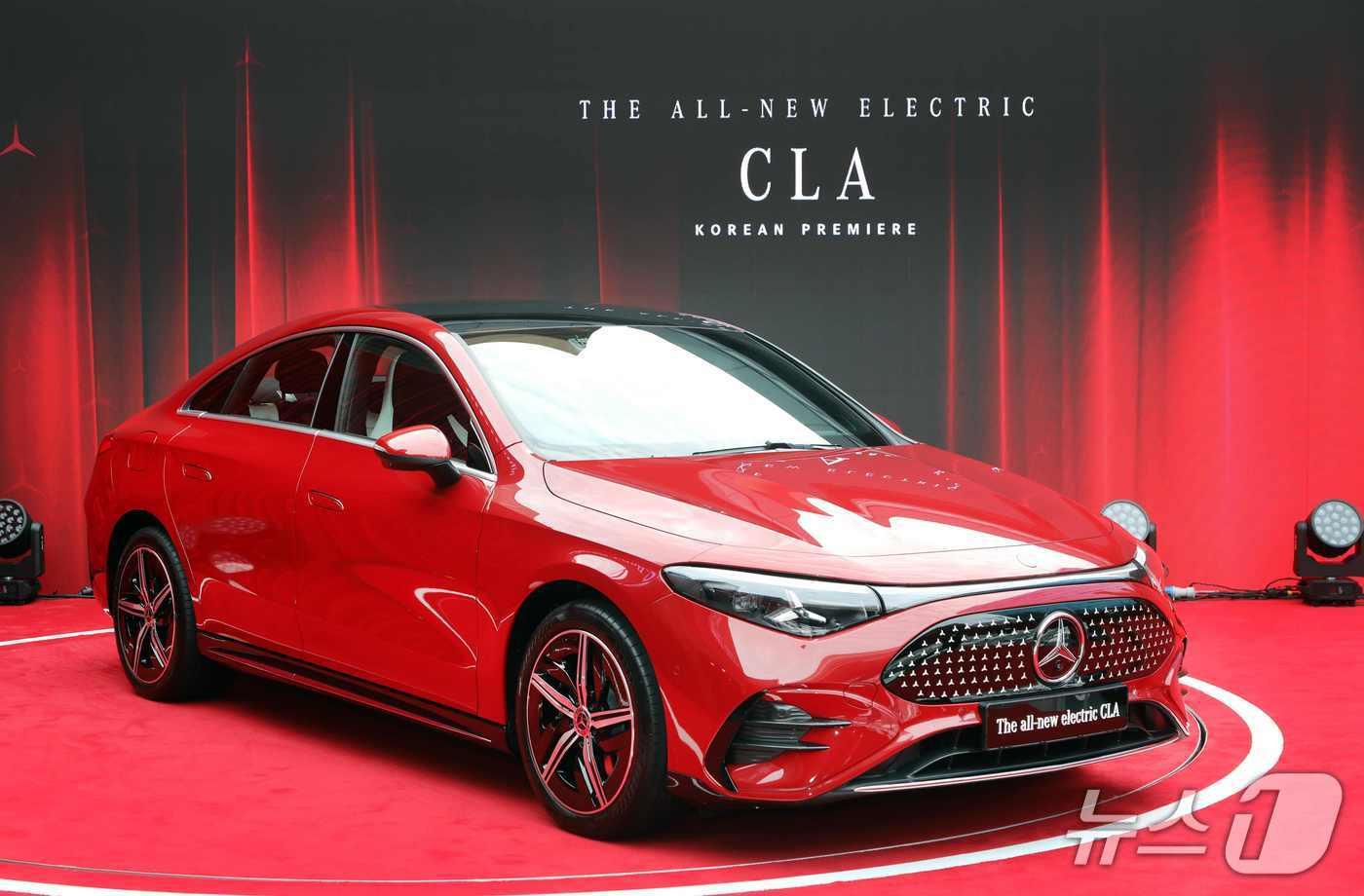 본문 이미지 - 디 올 뉴 일렉트릭 메르세데스-벤츠 CLA. (벤츠 코리아 제공)