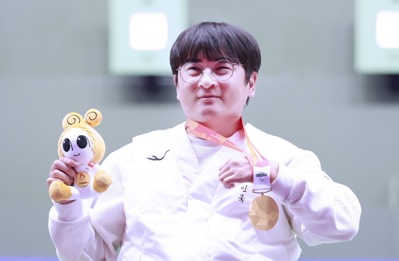 본문 이미지 - 2026 아이치·나고야 아시안패러게임 한국 선수단에 첫 금메달을 안긴 서훈태.(대한장애인체육회 제공. 재판매 및 DB 금지)