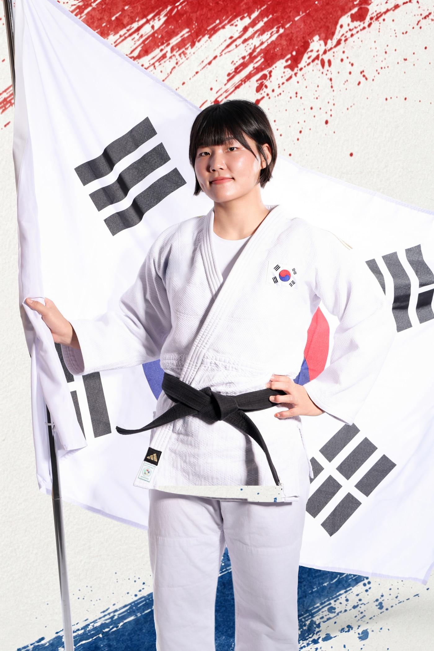 본문 이미지 - 유도 여자 78㎏급에서 은메달을 따낸 김민주. (대한체육회. 재판매 및 DB 금지)
