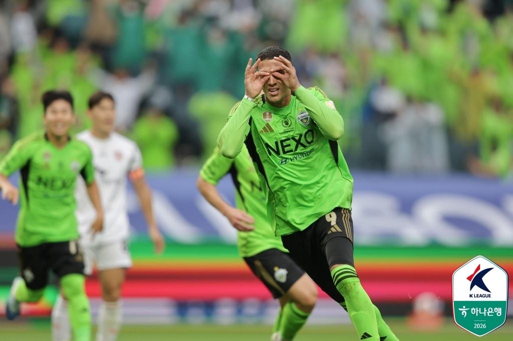 본문 이미지 -  전북 티아고(한국프로축구연맹 제공. 재판매 및 DB 금지)