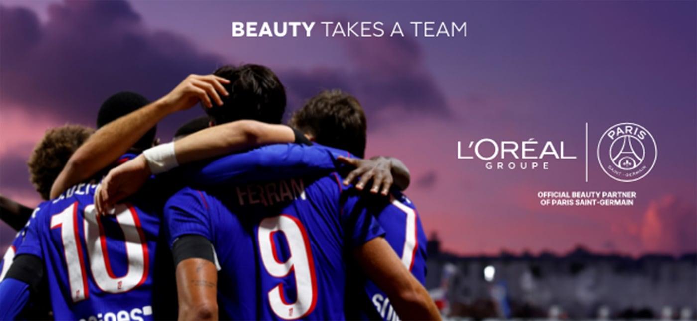 본문 이미지 - 파리 생제르맹(PSG) FC와 공식 파트너십 체결(로레알 그룹 제공)