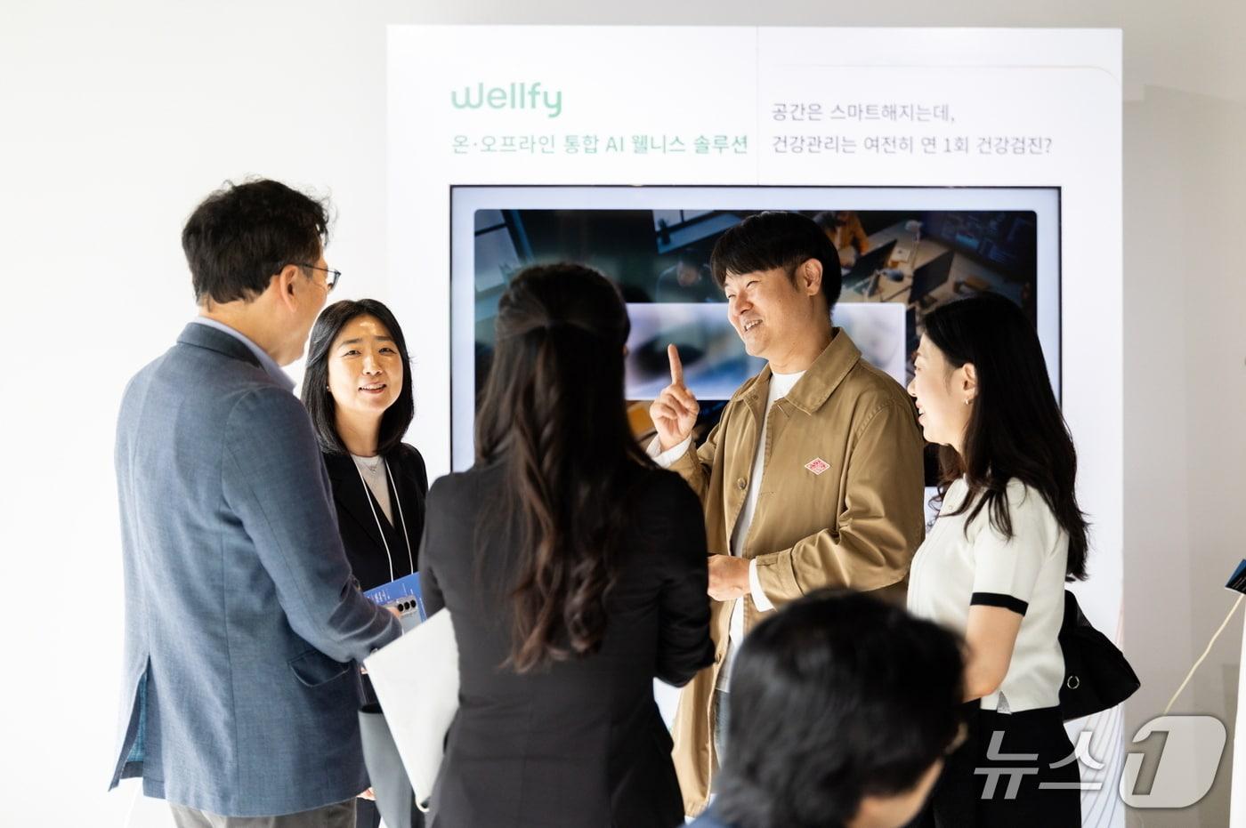 본문 이미지 - 삼성물산은  20일 서울 성동구 뉴로메카 사옥에서 빌딩플랫폼 '바인드(Bynd)' 파트너스 데이를 개최했다.(삼성물산 제공)