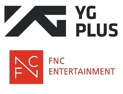본문 이미지 - YG플러스, FNC엔터테인먼트 로고