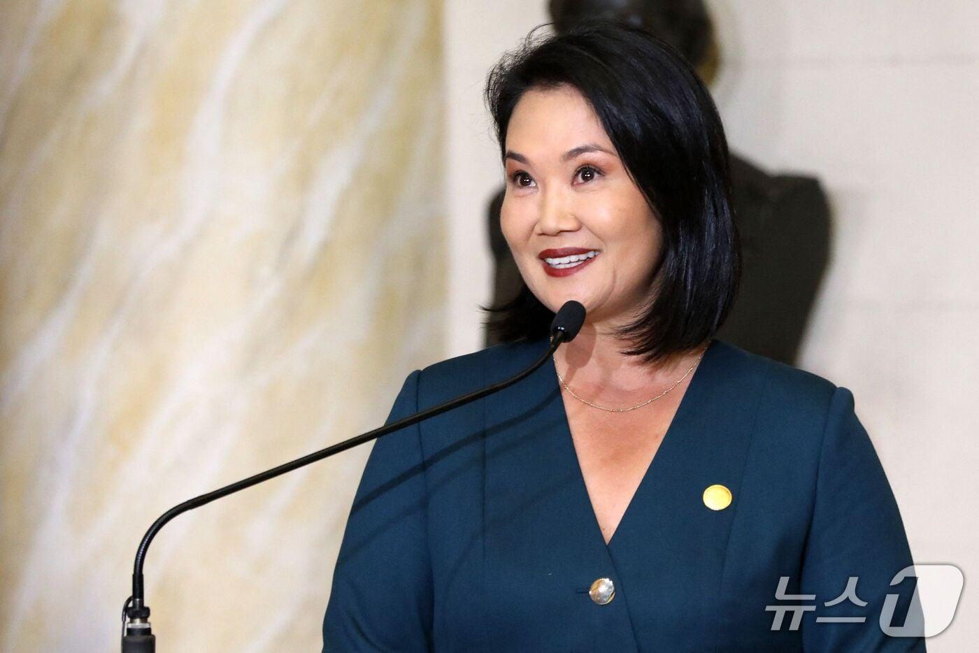 본문 이미지 - 게이코 후지모리 페루 대통령. 2026.10.20 ⓒ AFP=뉴스1