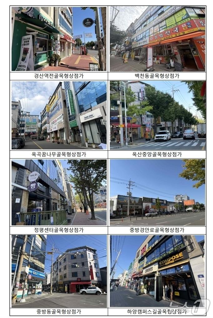본문 이미지 - 23일 추가 지정된 경산시 골목형 상점가 (경산시 제공. 재판매 및 DB 금지)/뉴스1