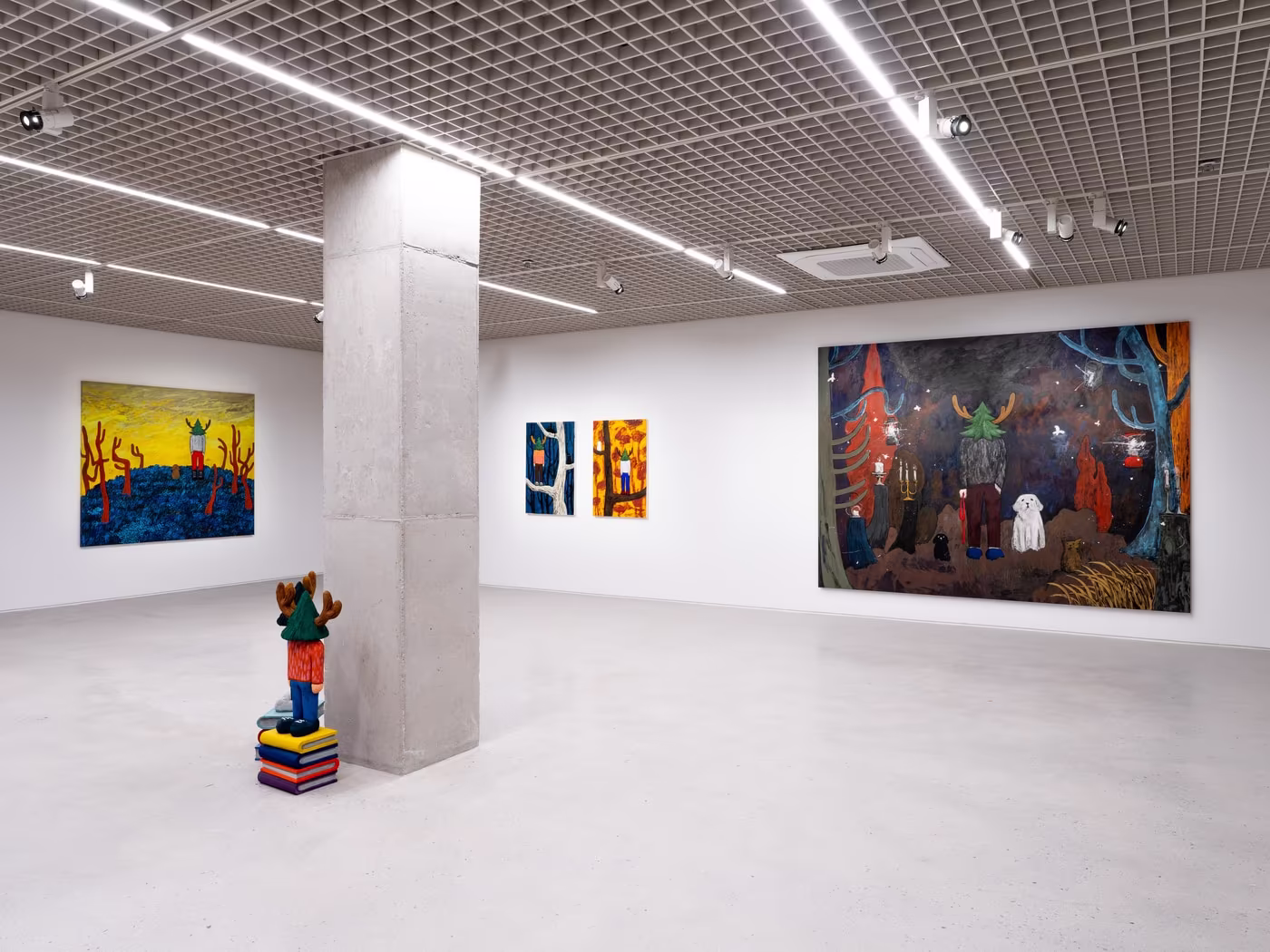본문 이미지 - 유이치 히라코 '포스트포리스트' 展 전시전경 (갤러리바톤 제공)
