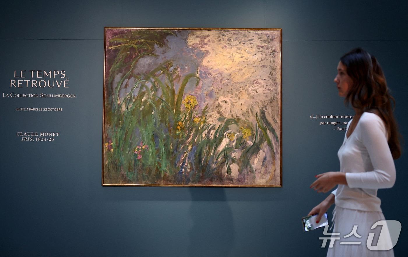 본문 이미지 - 프랑스 화가 클로드 모네(1840~1926)의 작품 붓꽃(Iris). 2026.9.17 ⓒ 로이터=뉴스1
