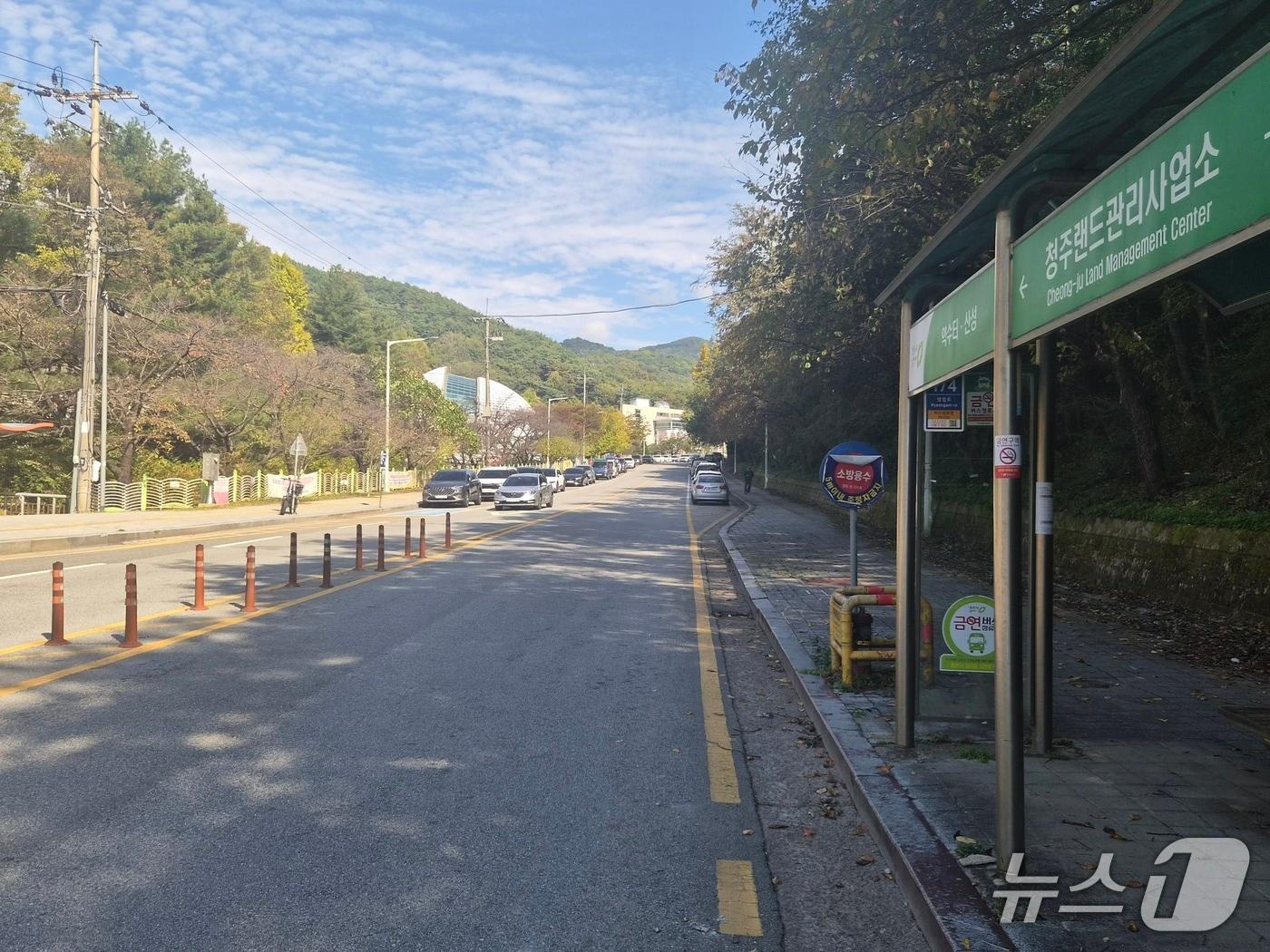 본문 이미지 - 청주 명암지구 모노레일 사업 예정지. 2026.10.23/뉴스1