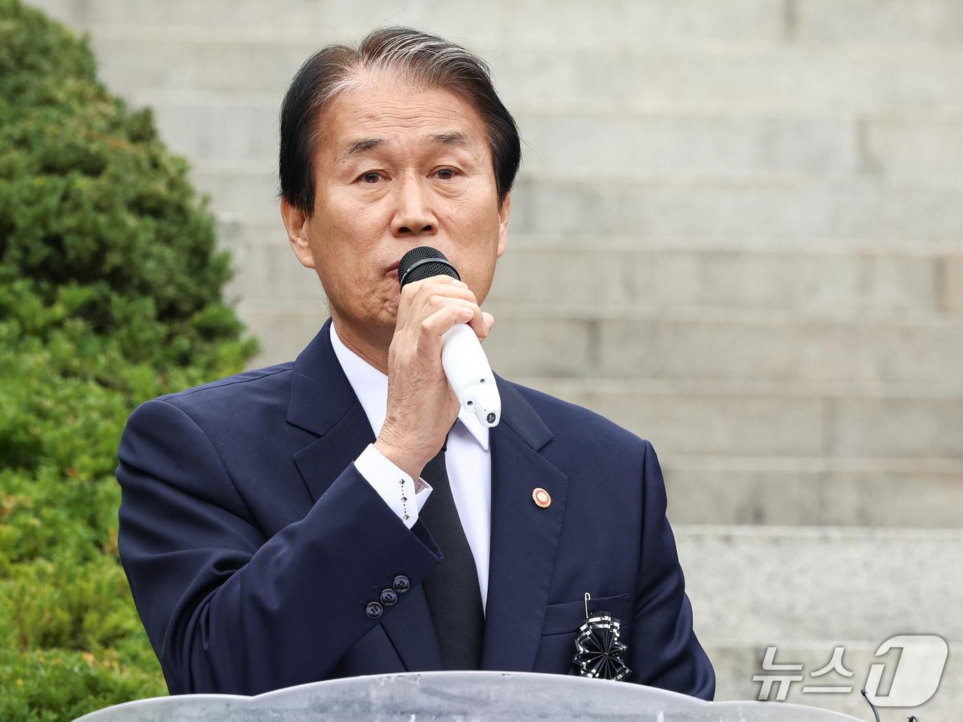 본문 이미지 - 권오을 국가보훈부 장관. (공동취재) 2026.10.26 ⓒ 뉴스1 오대일 기자