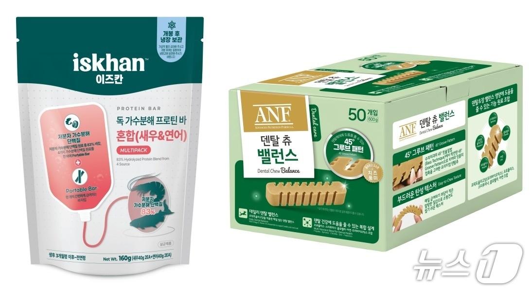 본문 이미지 - 이즈칸 프로틴바, ANF 텐탈츄(우리와주식회사 제공) ⓒ 뉴스1