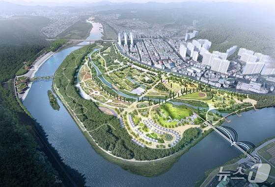 본문 이미지 - 2028 울산국제정원박람회장 조감도.(울산시 제공. 재판매 및 DB 금지)/뉴스1
